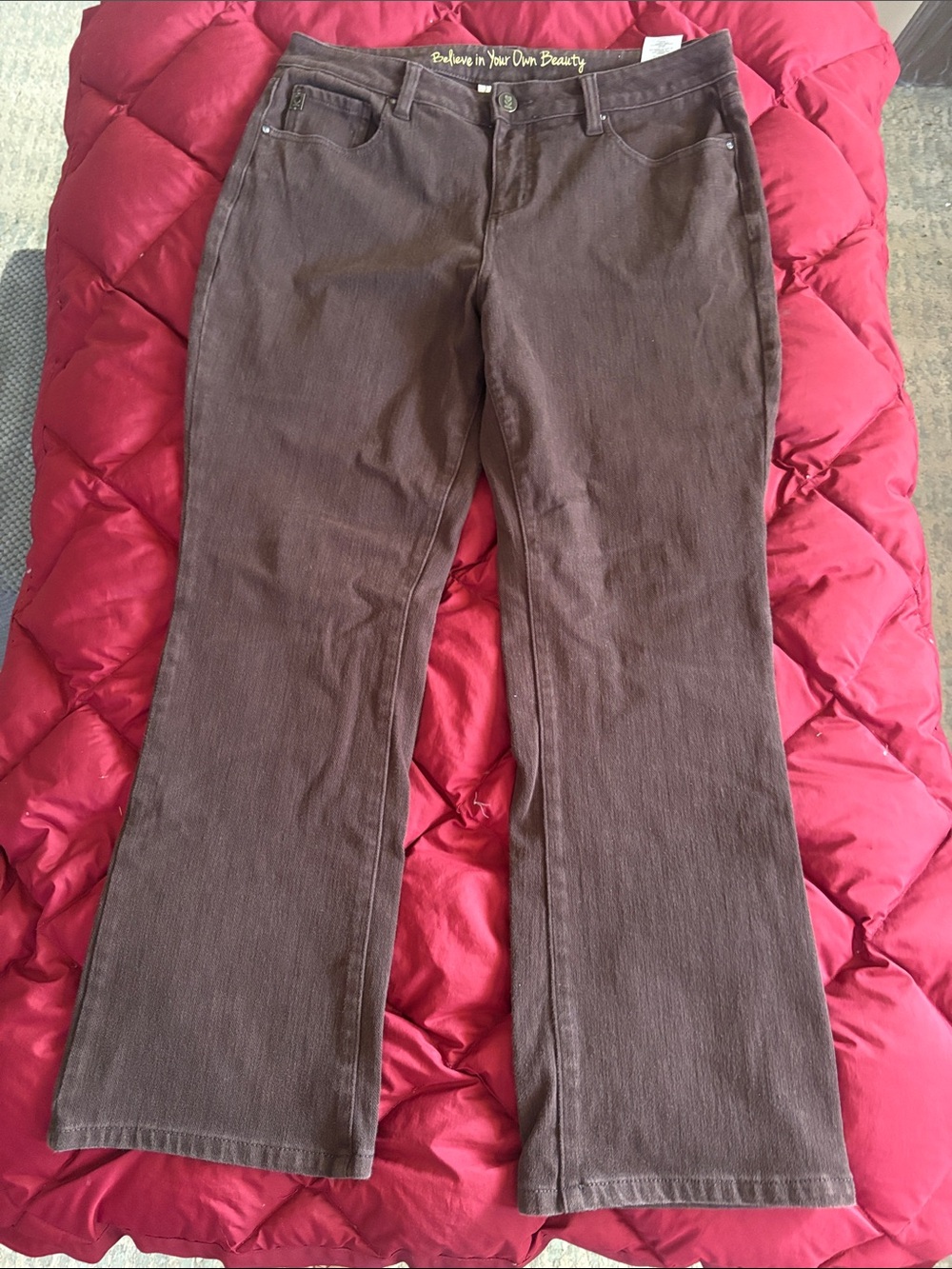 Belle by Kim Gravel Chocolate Brown Pants